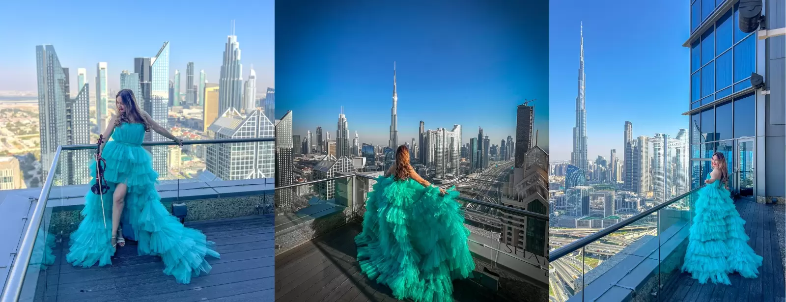 Shangri-La Balcony Flying Dress Videography Shoot