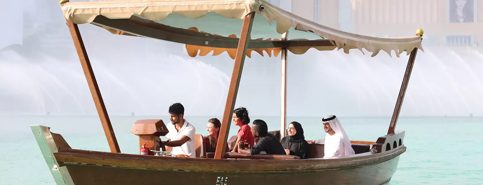 The Dubai Fountain Lake Ride