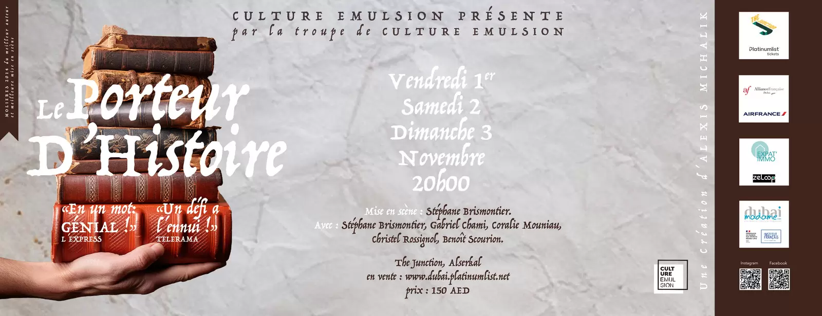 Le Porteur D'Histoire at The Junction in Dubai