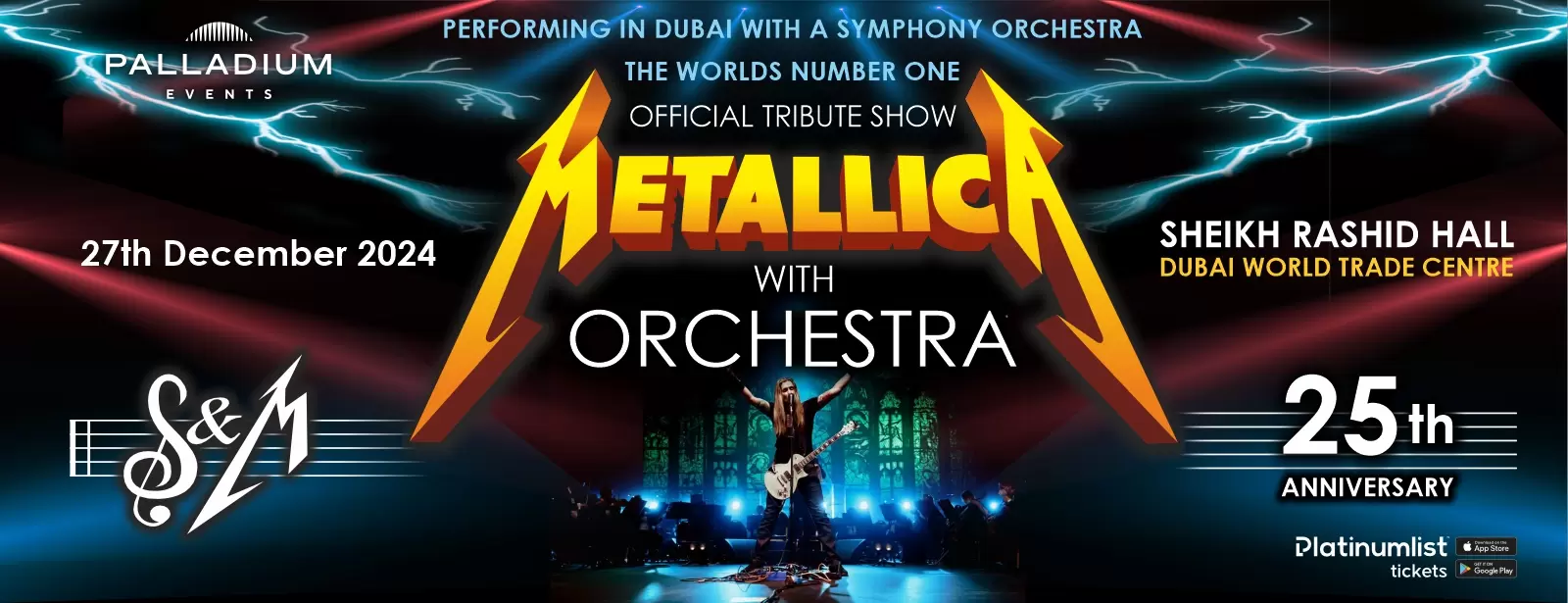 METALLICA SHOW S&M TRIBUTE with PALLADIUM Orchestra Live in Dubai