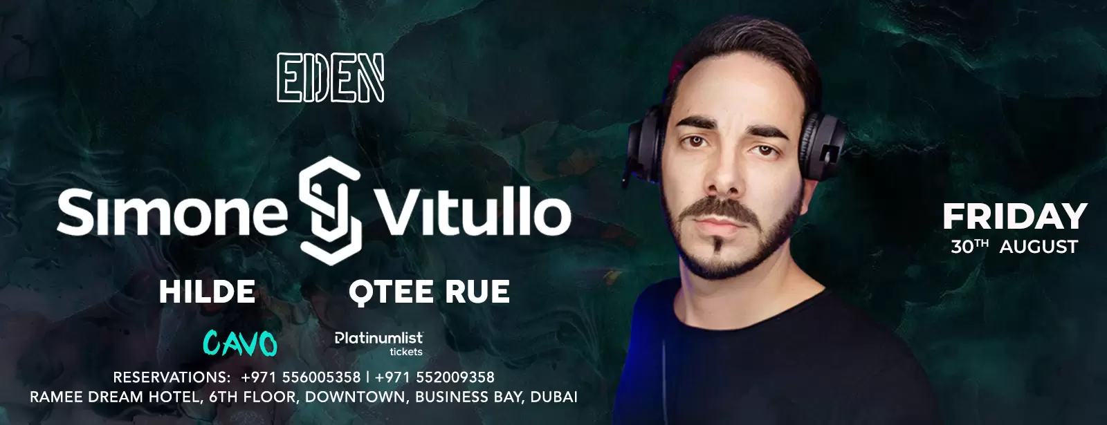 Eden Presents Simone Vitullo Live at Cavo in Dubai