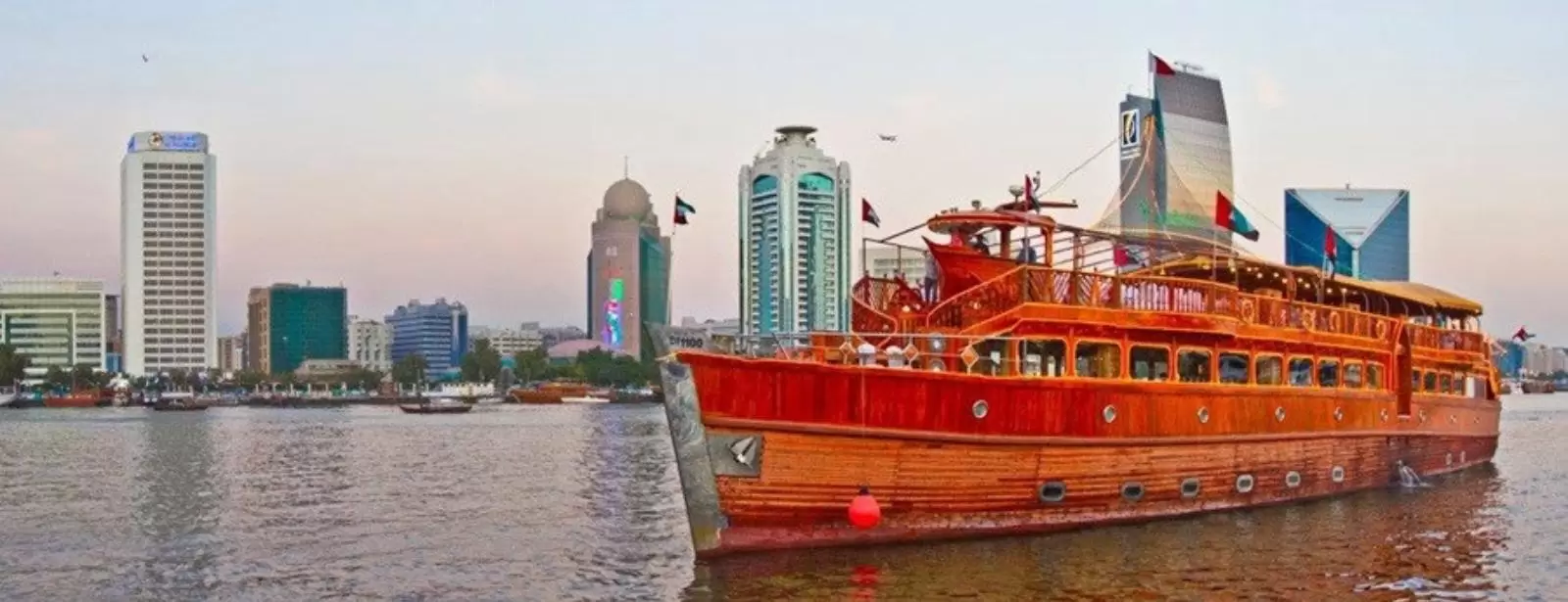 Dhow dinner cruise on Dubai creek