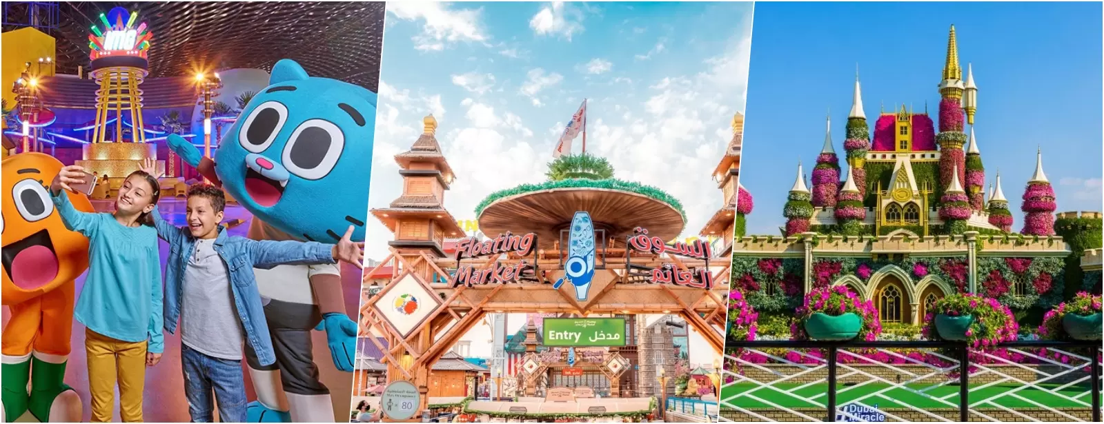 Combo: IMG Park + Global village + Miracle Garden
