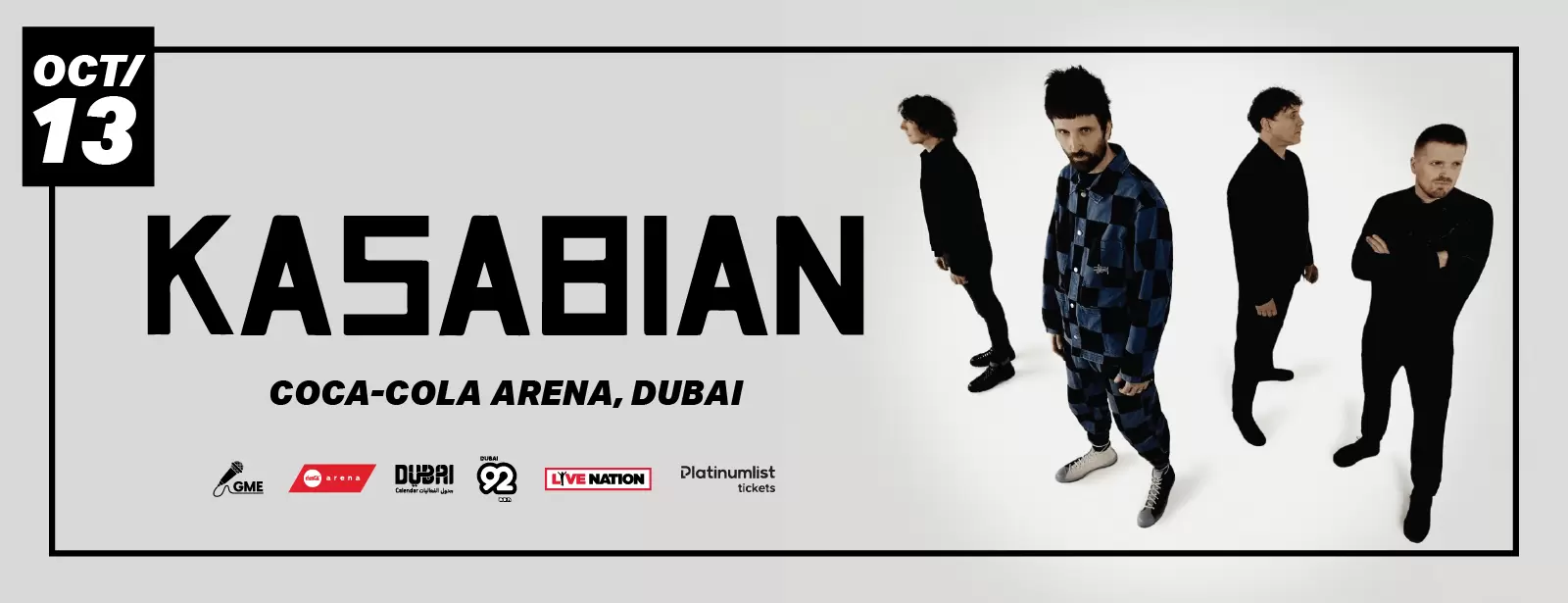 Kasabian Live at Coca-Cola Arena in Dubai