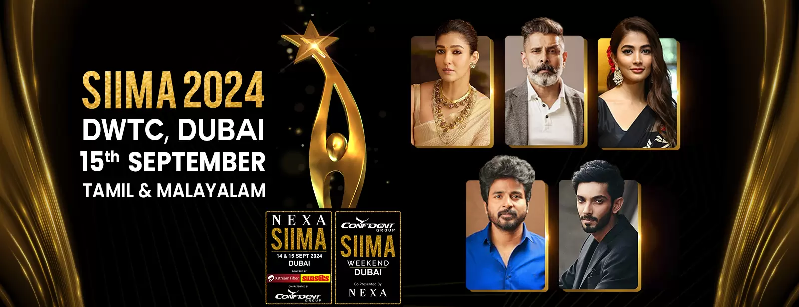 SIIMA 2024 (South Indian International Movie Awards) (Malayalam and Tamil) in Dubai