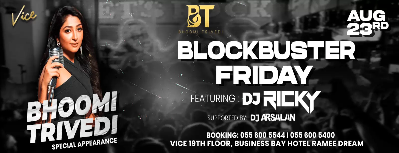 Blockbuster Friday with Bhoomi Trivedi at Vice in Dubai