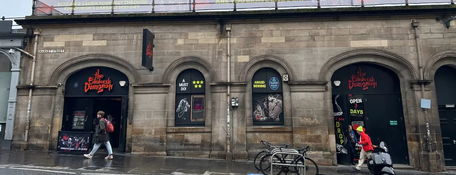 The Edinburgh Dungeons Entry Ticket