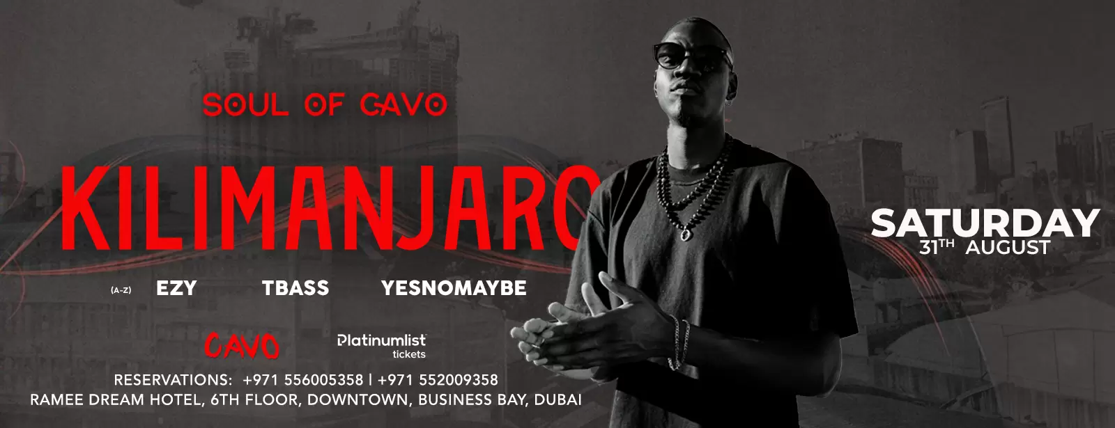 Soul of Cavo presents Kilimanjaro Live at Cavo in Dubai