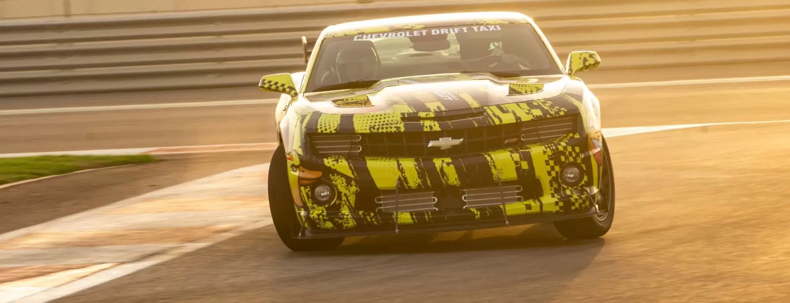 Yas Marina Circuit Passenger Ride - Chevrolet Camaro Drift Taxi