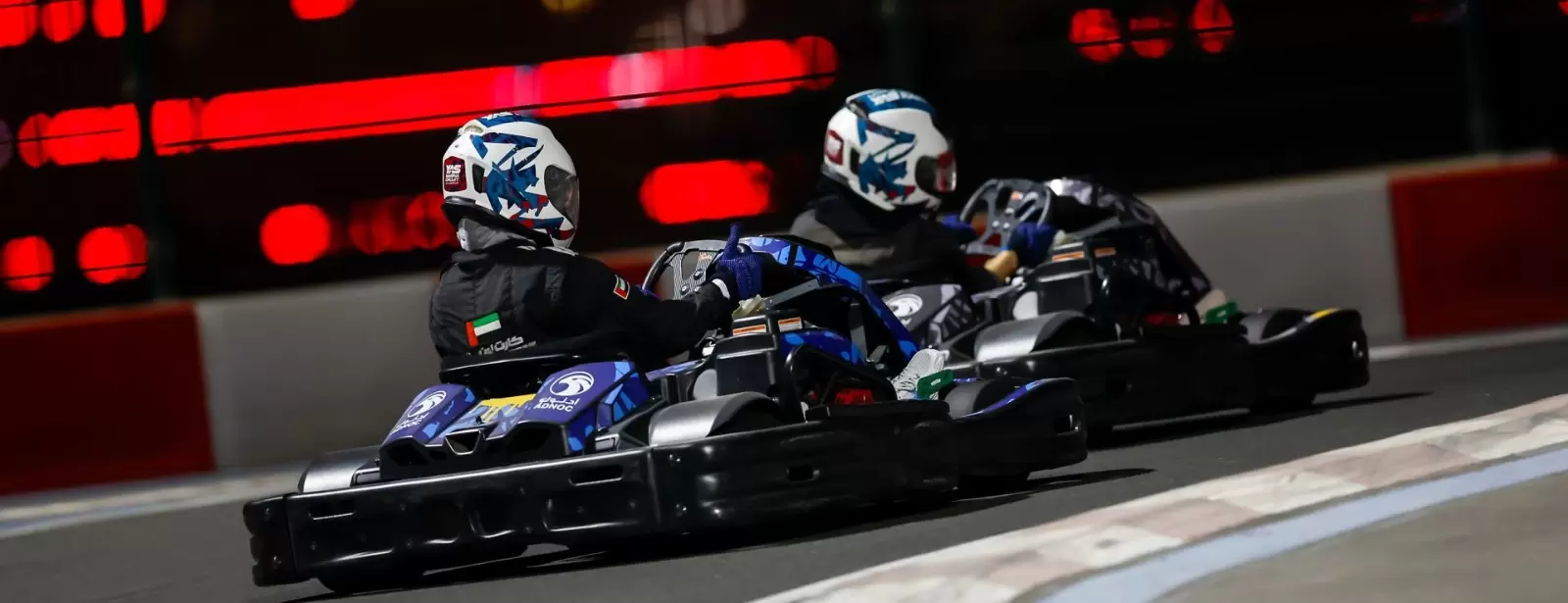 Karting session at Yas Marina Circuit