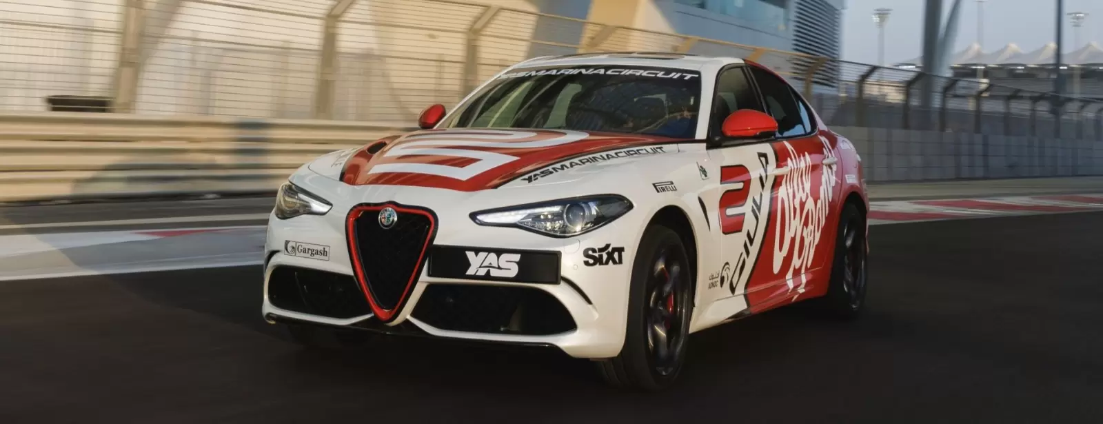 Yas Marina Circuit Passenger Ride - Alfa Romeo Guilia Quadrifoglio