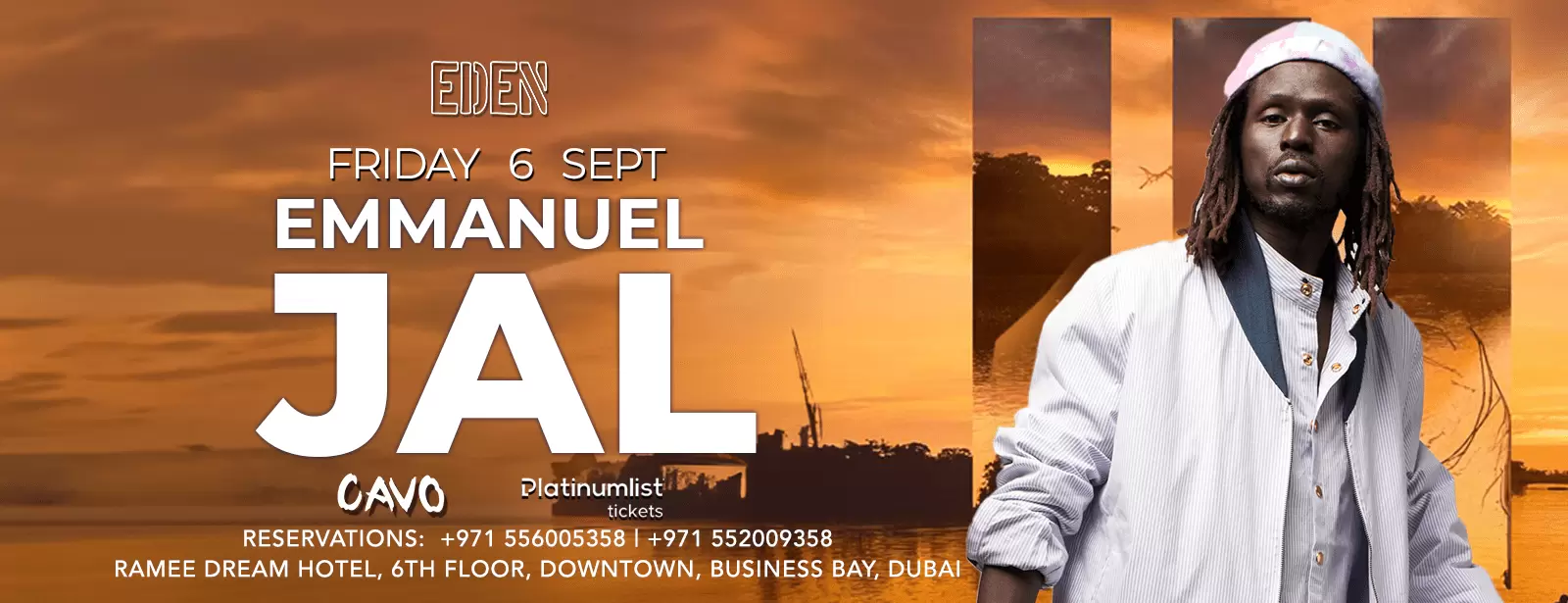 Eden Presents Emmanuel Jal Performing Live in Dubai