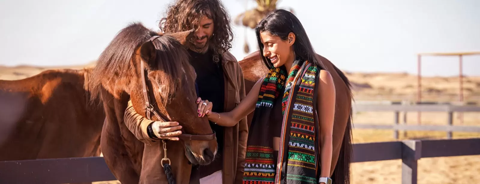 Morning Horseback Riding in Dubai Desert with Shared Transfer