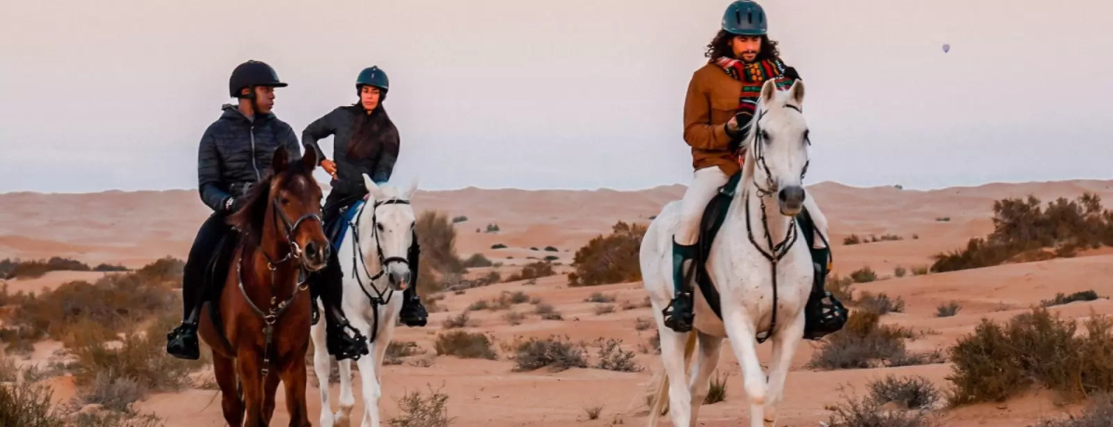 Morning Horseback Riding in Dubai Desert with Shared Transfer