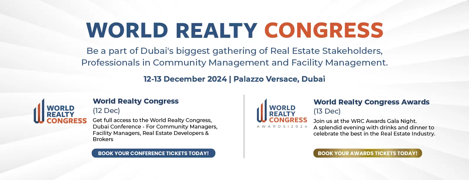 World Realty Congress - Dubai's Biggest Gathering of Real Estate Stakeholders