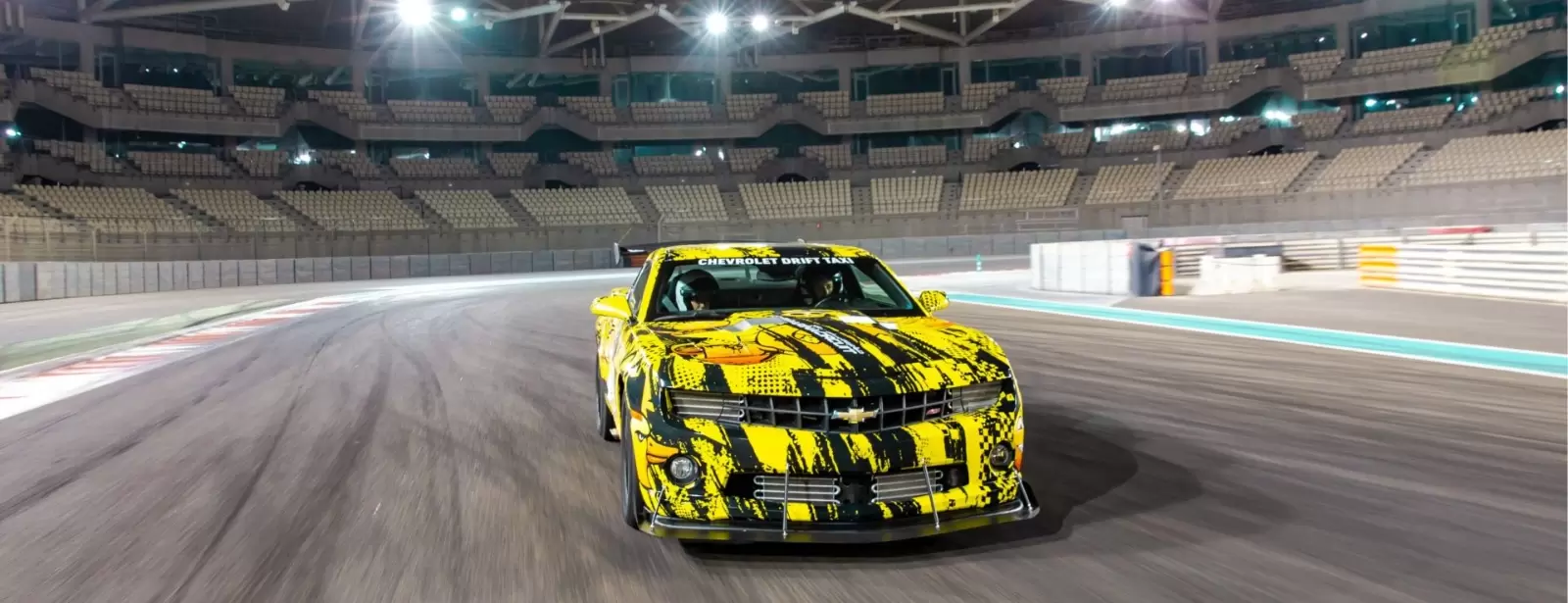 Yas Marina Circuit Passenger Ride - Chevrolet Camaro Drift Taxi
