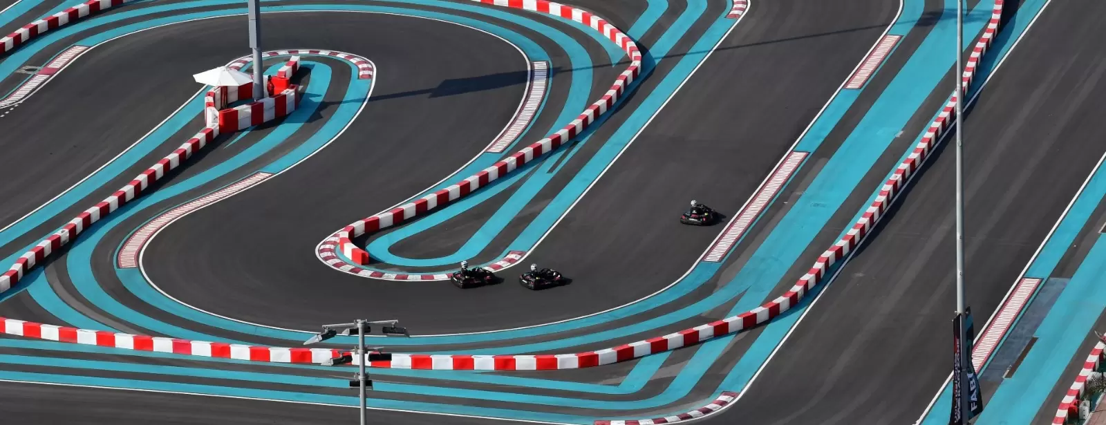 Karting session at Yas Marina Circuit