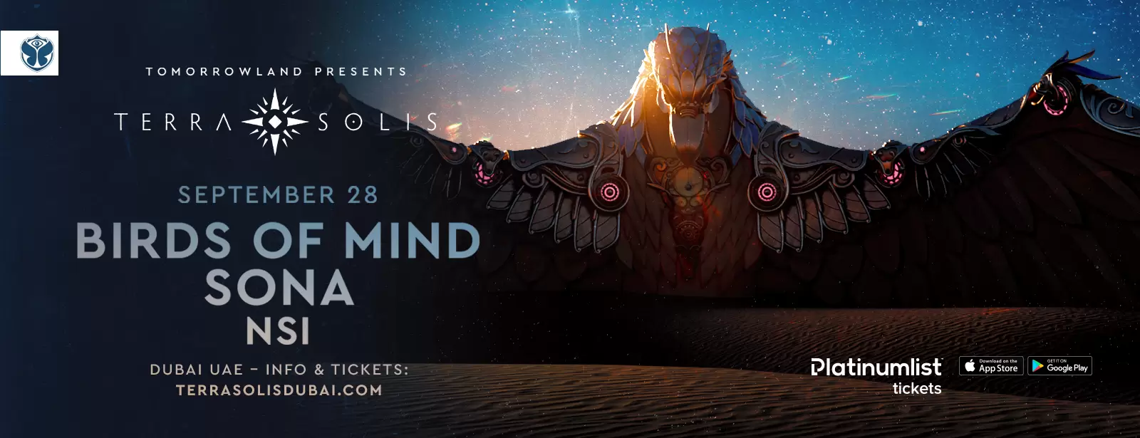 Tomorrowland presents Birds of Mind & Sona at Terra Solis Dubai