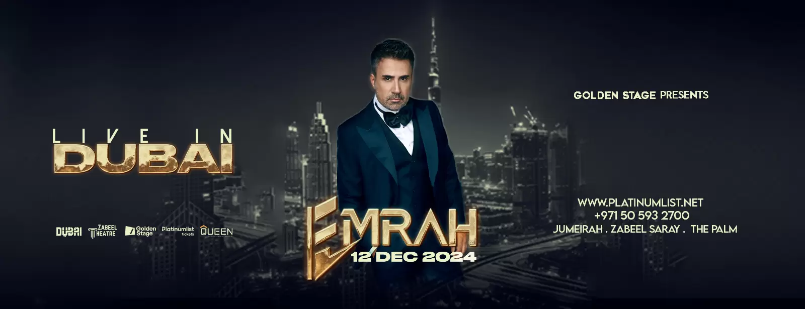 Emrah Live at Zabeel Theatre in Dubai