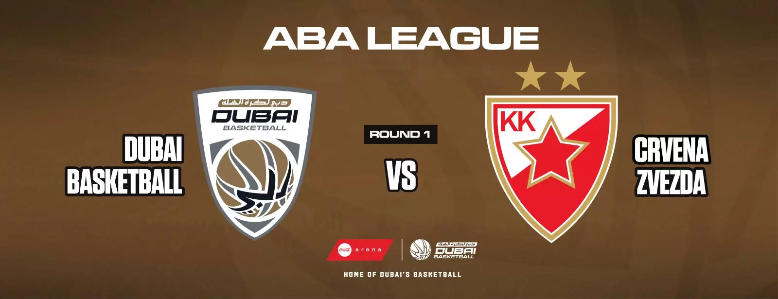 Dubai Basketball vs Crvena Zvezda (Red Star) in Dubai