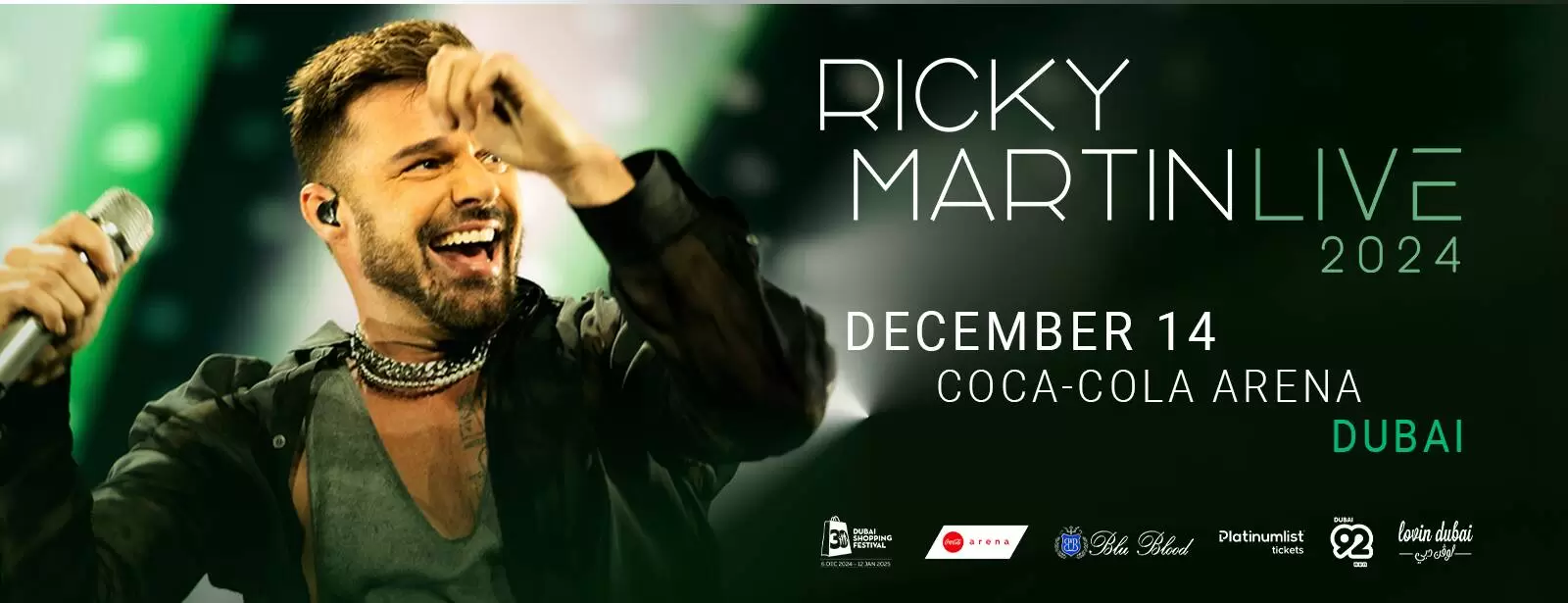 Ricky Martin Live at Coca-Cola Arena, Dubai