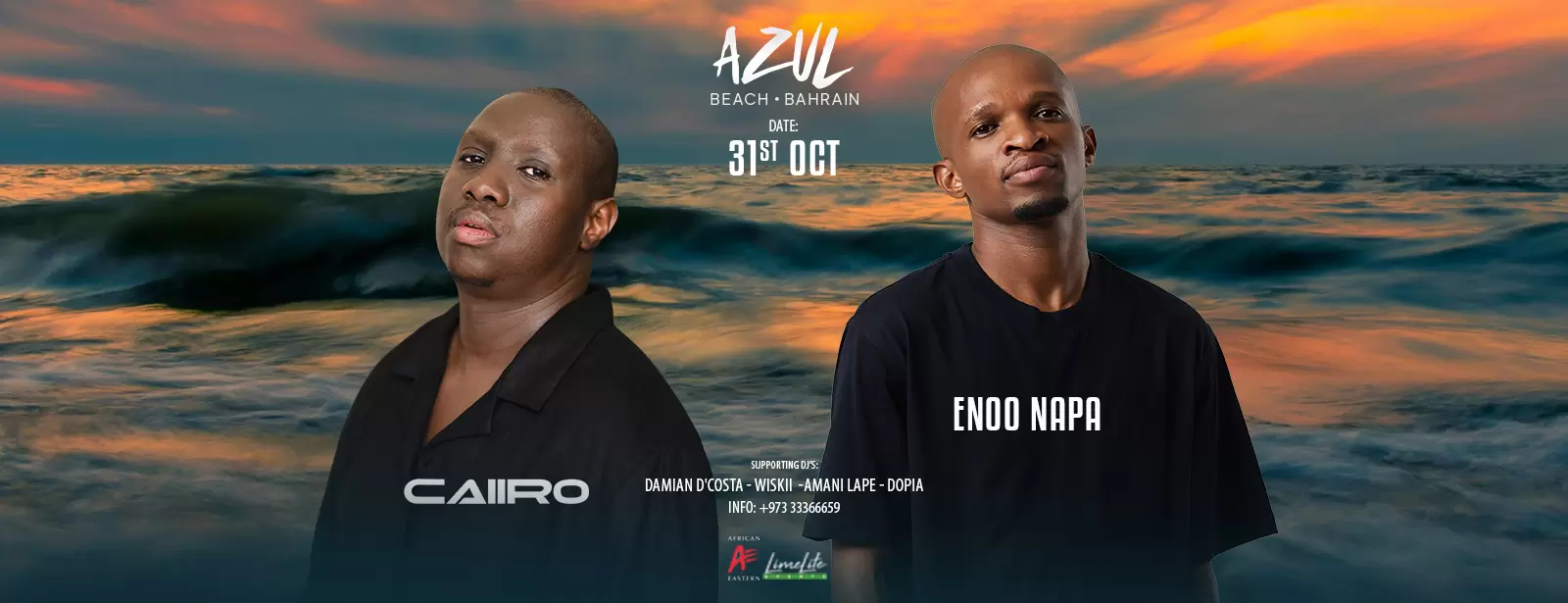 CAIIRO & ENOO NAPA at Azul Beach, Bahrain