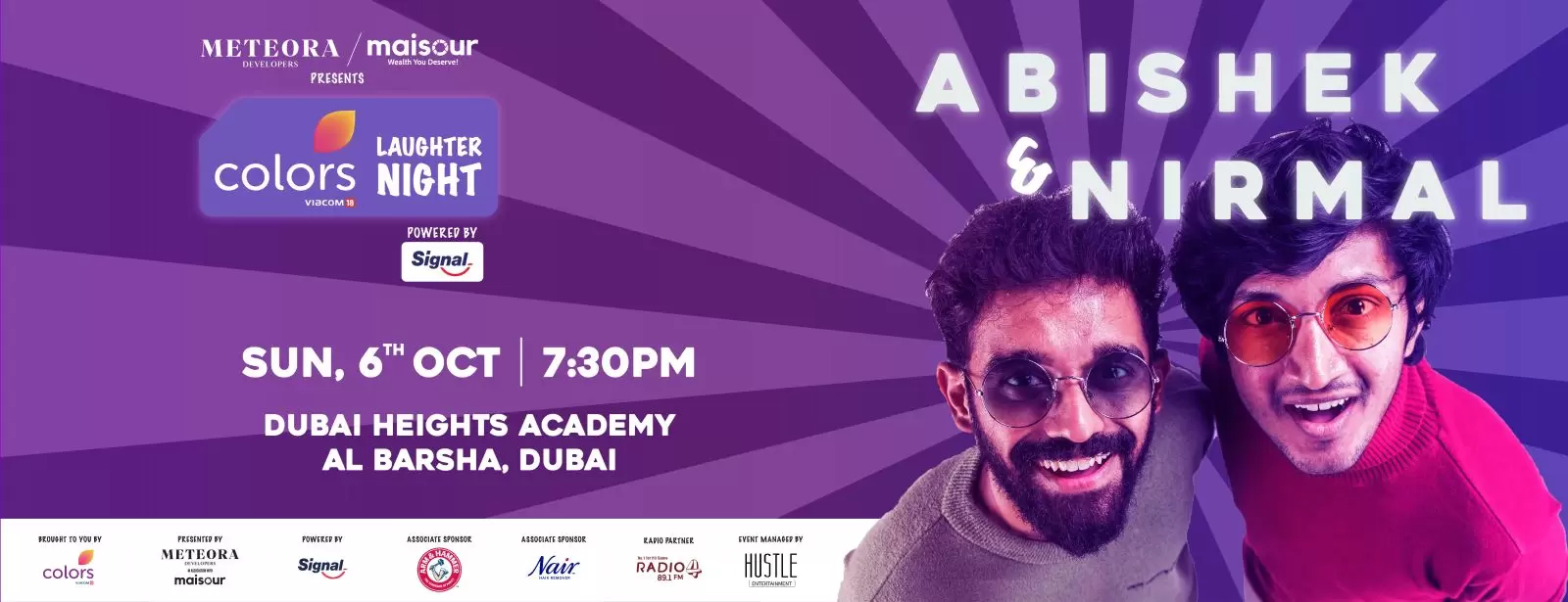 Colors Laughter Night ft. Abishek Kumar & Nirmal Pillai