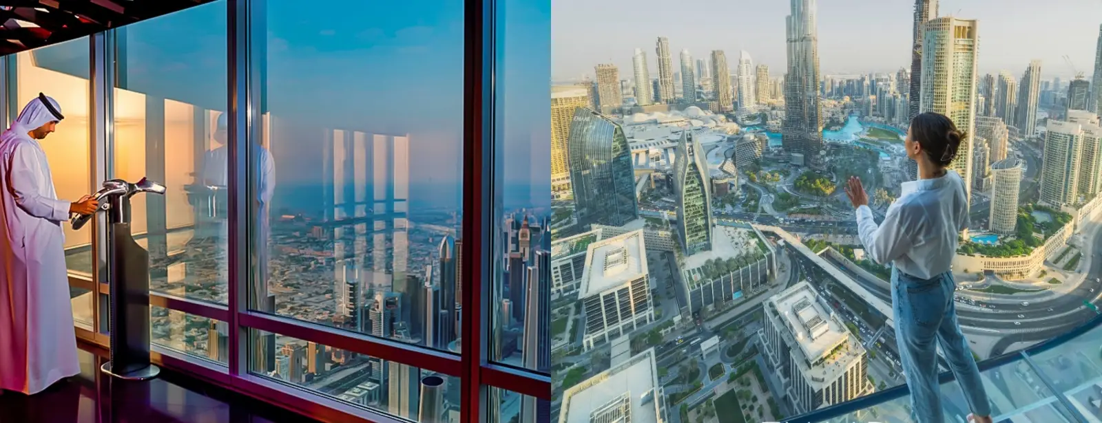 At the Top Burj Khalifa (level 124 & 125) + Sky Views Dubai