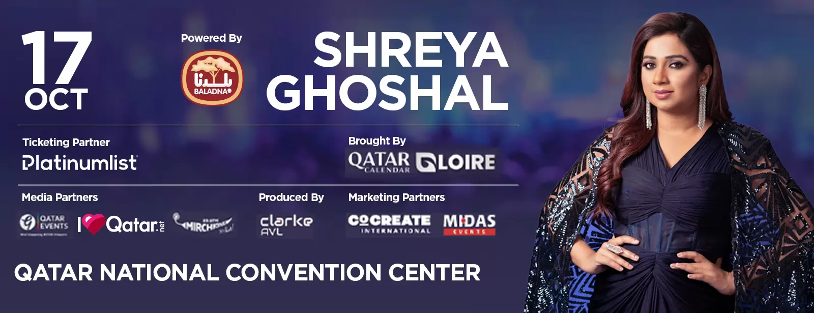 Shreya Ghoshal - Live In Concert 2024 at QNCC in Qatar