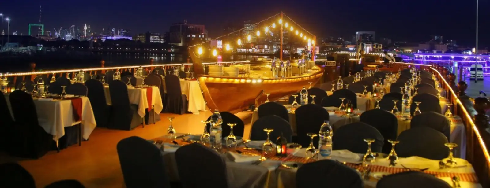 Dubai Creek Luxury Dinner Dhow Cruise