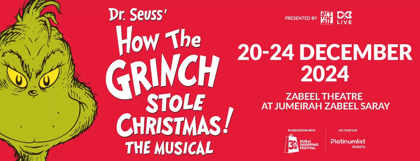Dr. Seuss' How The Grinch Stole Christmas The Musical at Zabeel Theatre, Dubai