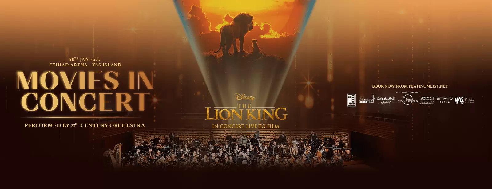 The Lion King In Concert at Etihad Arena, Abu Dhabi