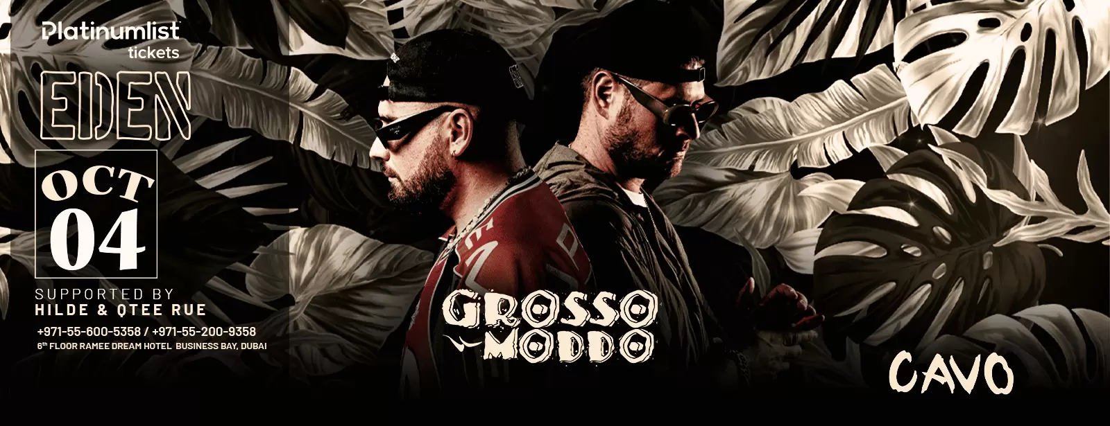 Eden Presents Grossomoddo Performing Live in Dubai