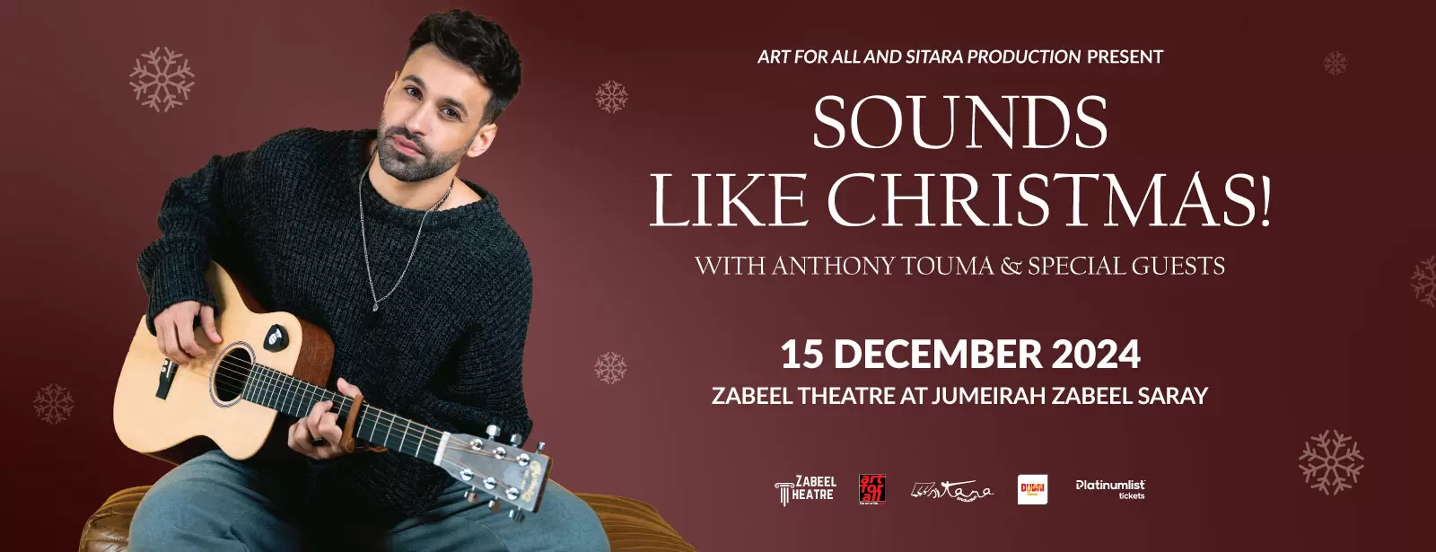 Anthony Touma - Sounds Like Christmas at Zabeel Theatre in Dubai