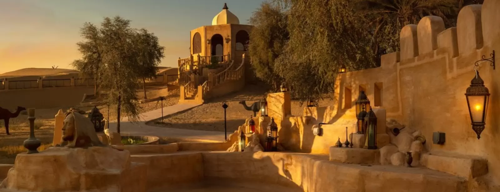 Luxury Sahara Desert Fortress Dinner without Dune Bashing
