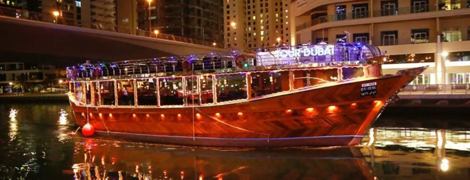 Dubai Marina Luxury Dhow Dinner Cruise