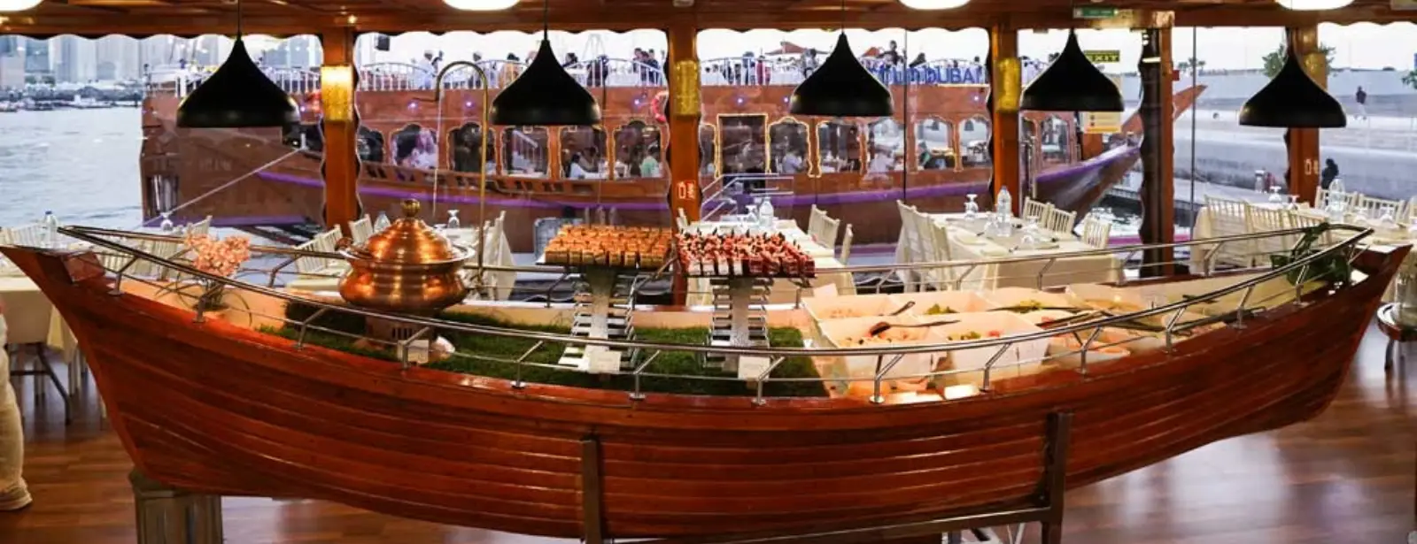 Dubai Marina Luxury Dhow Dinner Cruise