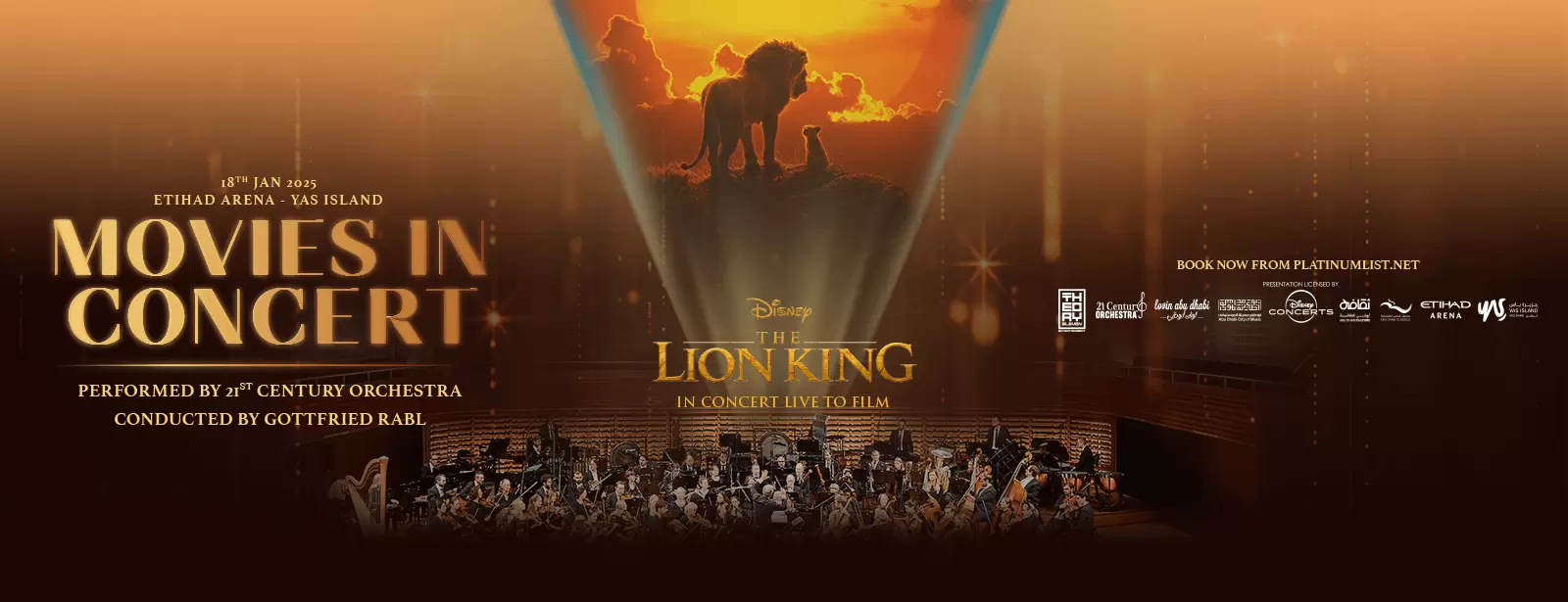 The Lion King In Concert at Etihad Arena, Abu Dhabi