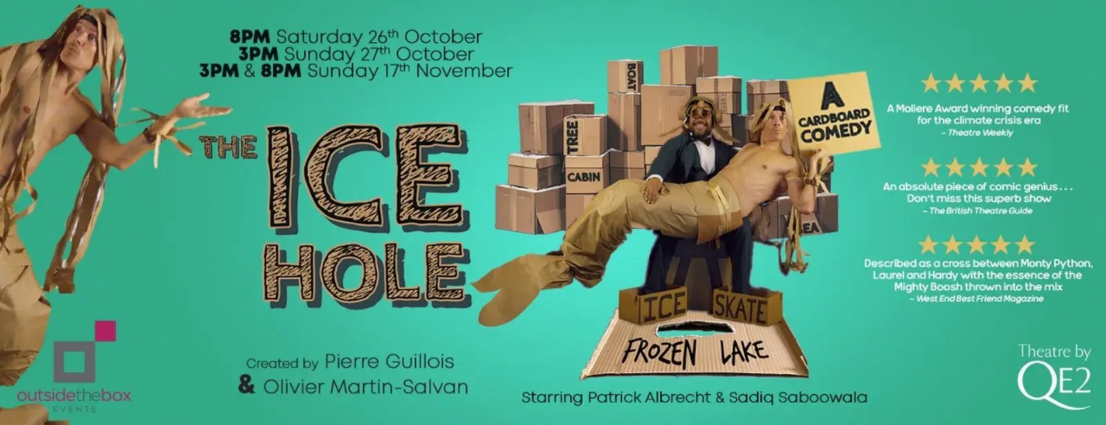 Ice Hole - A Cardboard Comedy at Theatre by QE2, Dubai