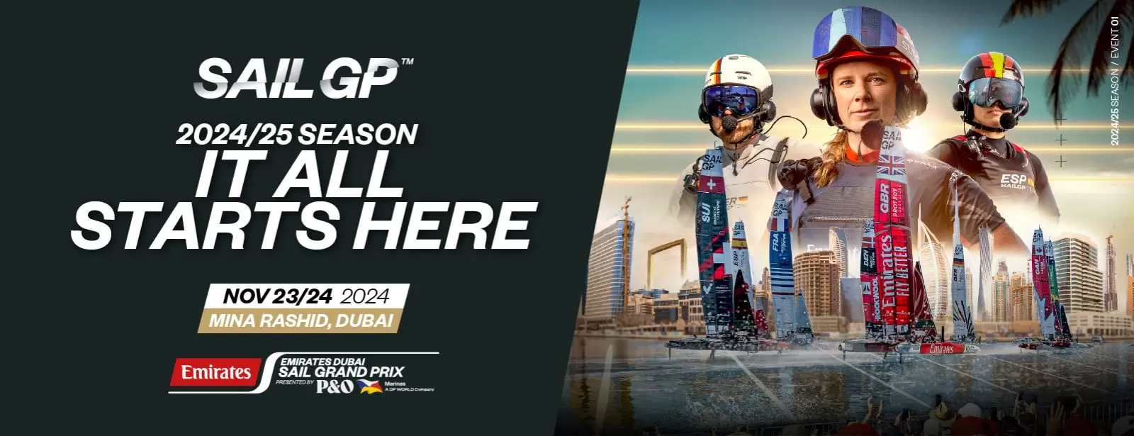 Emirates Dubai Sail Grand Prix Presented By P&O Marinas