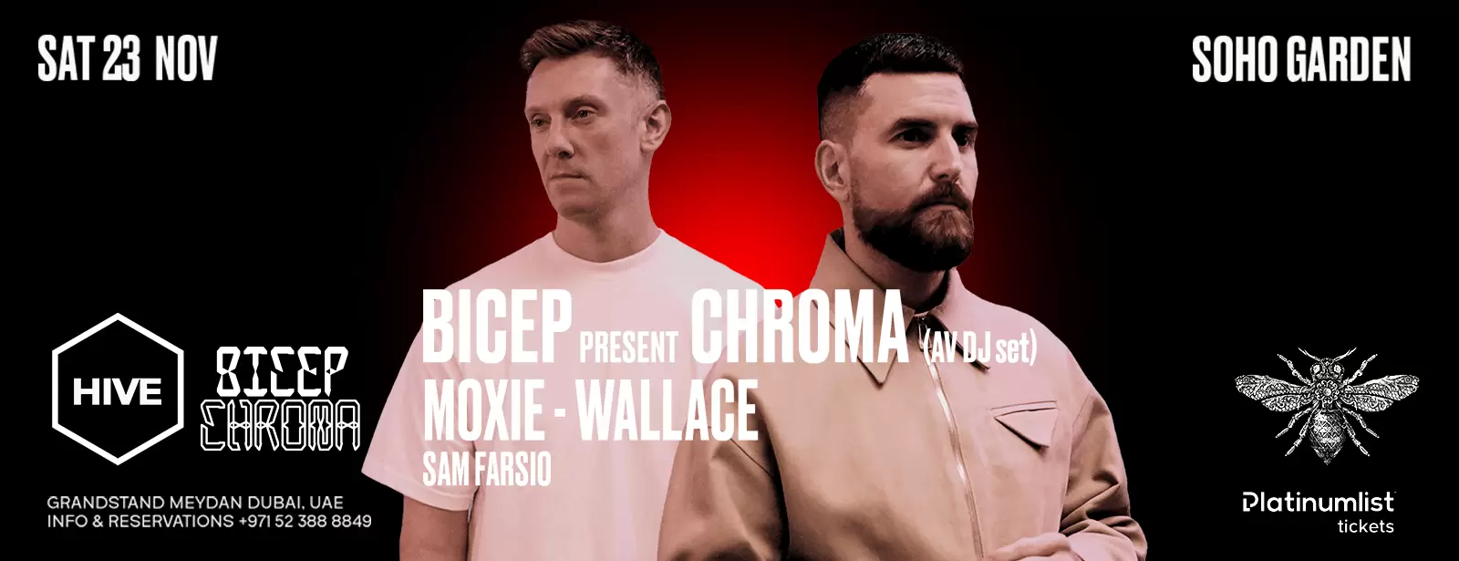BICEP present CHROMA (AV DJ SET) at HIVE Soho Garden Meydan, Dubai