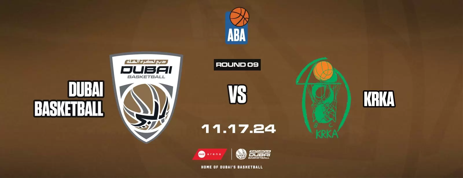 Dubai Basketball vs KRKA Coca-Cola Arena
