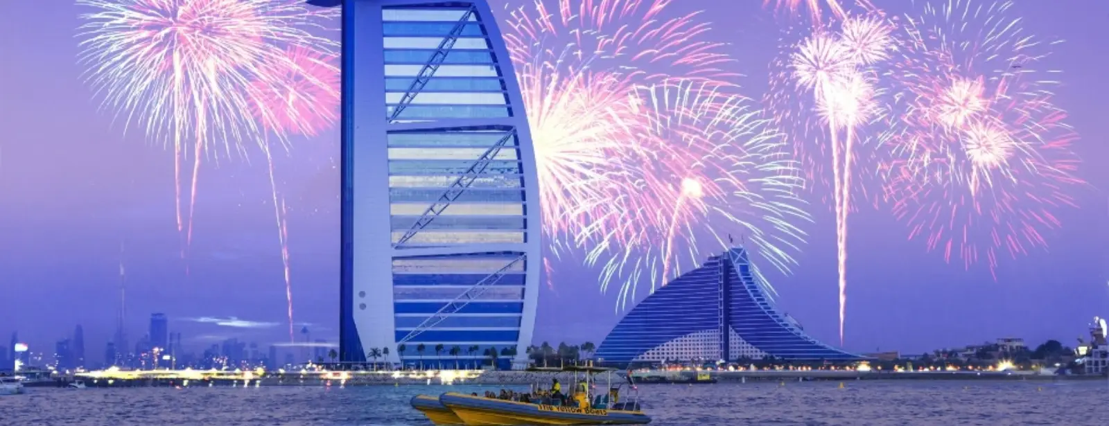 New Year's Eve Tour Special - Yellow Boats