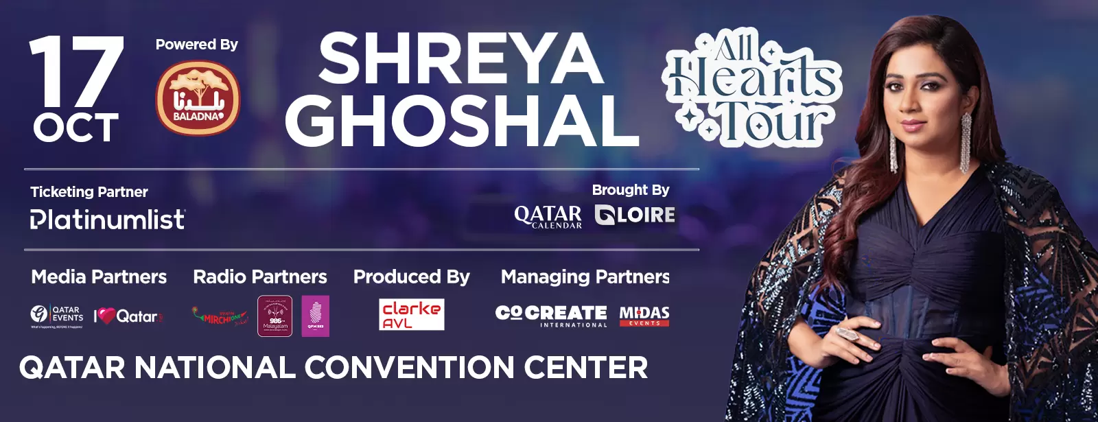 Shreya Ghoshal - Live In Concert 2024 at QNCC in Qatar