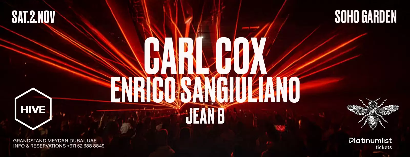 Carl Cox and Enrico Sangiuliano! at HIVE