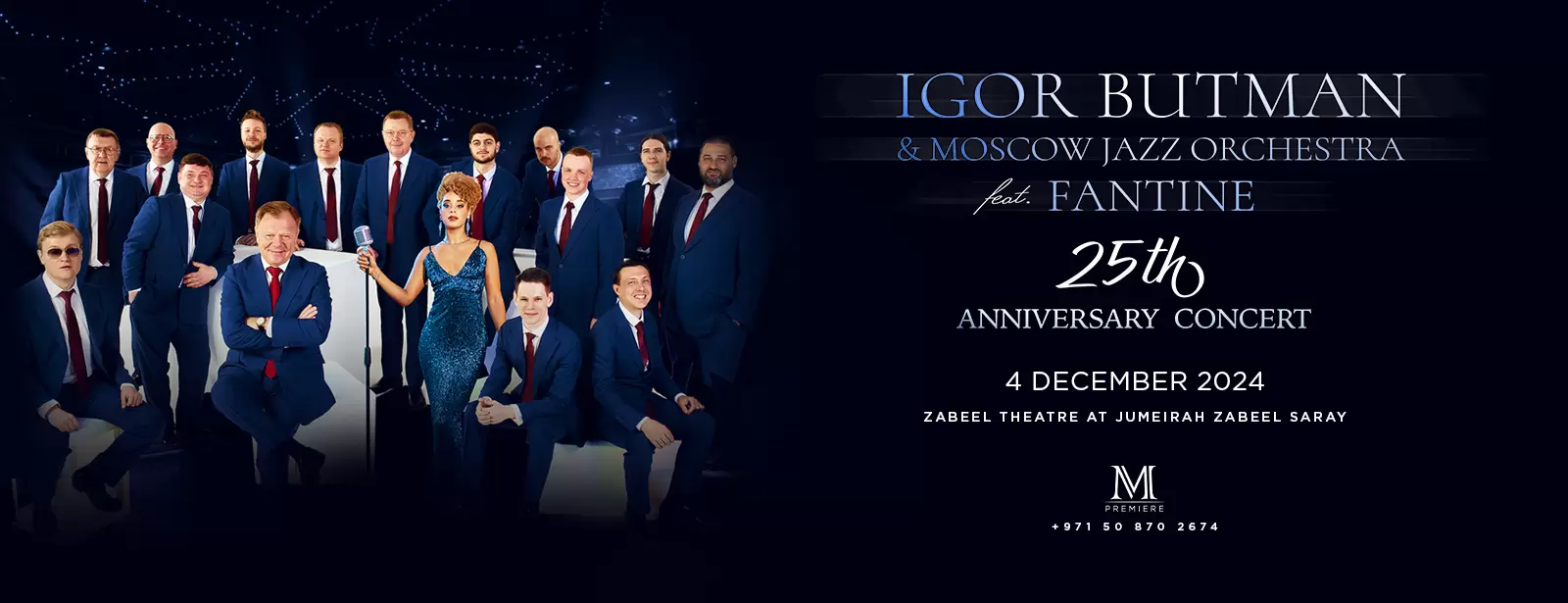Igor Butman and Moscow Jazz Orchestra at Zabeel Theatre, Dubai