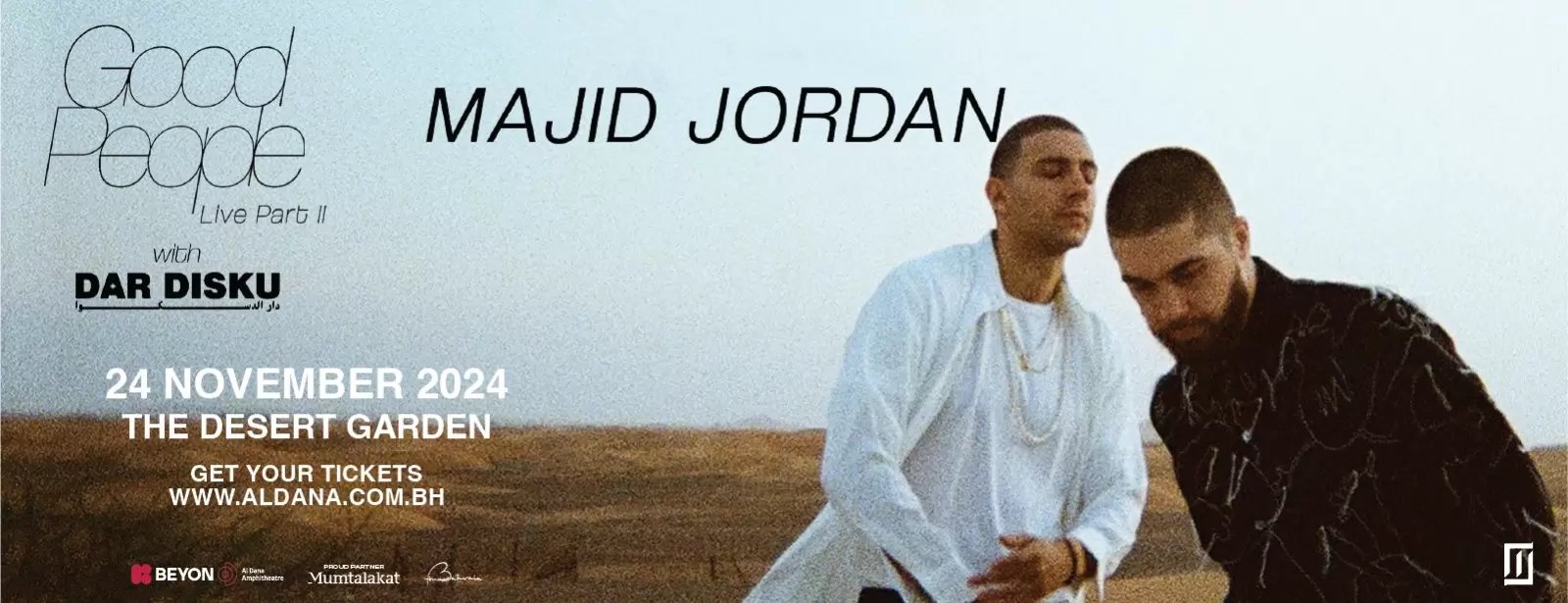 Majid Jordan At BEYON Al Dana Amphitheatre Desert Garden