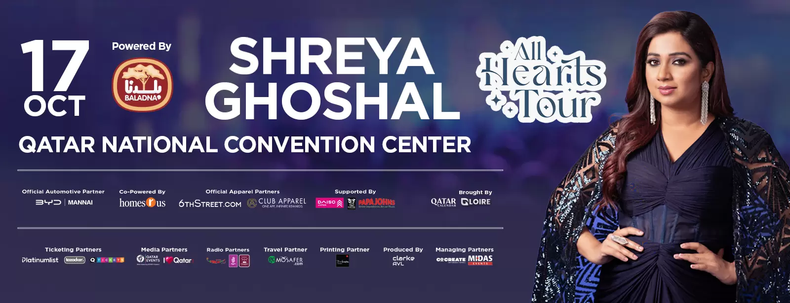 Shreya Ghoshal - Live In Concert 2024 at QNCC in Qatar