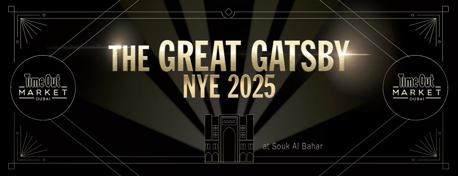 'Great Gatsby' New Year's Eve 2025 at Time Out Market Dubai