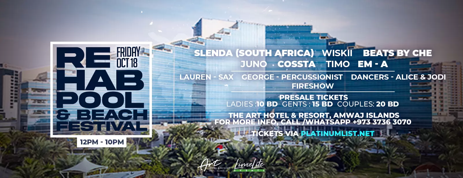 Rehab Pool & Beach Festival at The Art Hotel & Resort